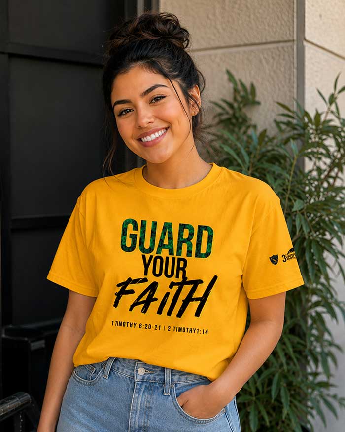 Guard Your Faith Yellow T-Shirt